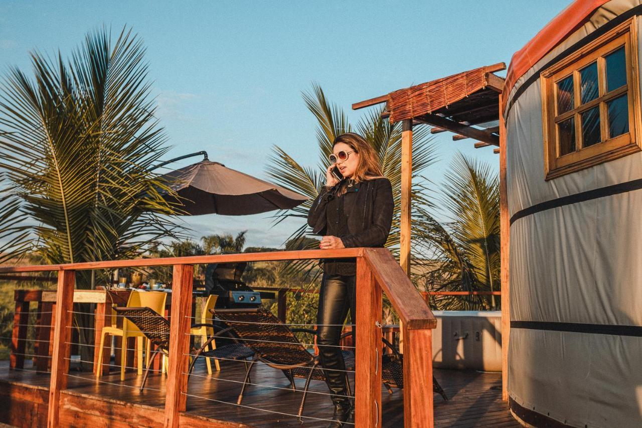 Yurt, Romantico E Luxuoso, Natureza E Cachoeiras Hotel Jacutinga Bagian luar foto